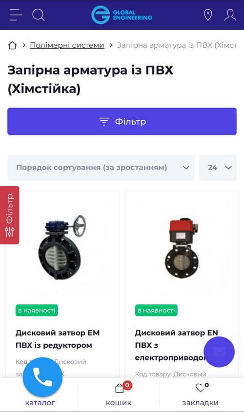 Сторінка категорії ПВХ труб